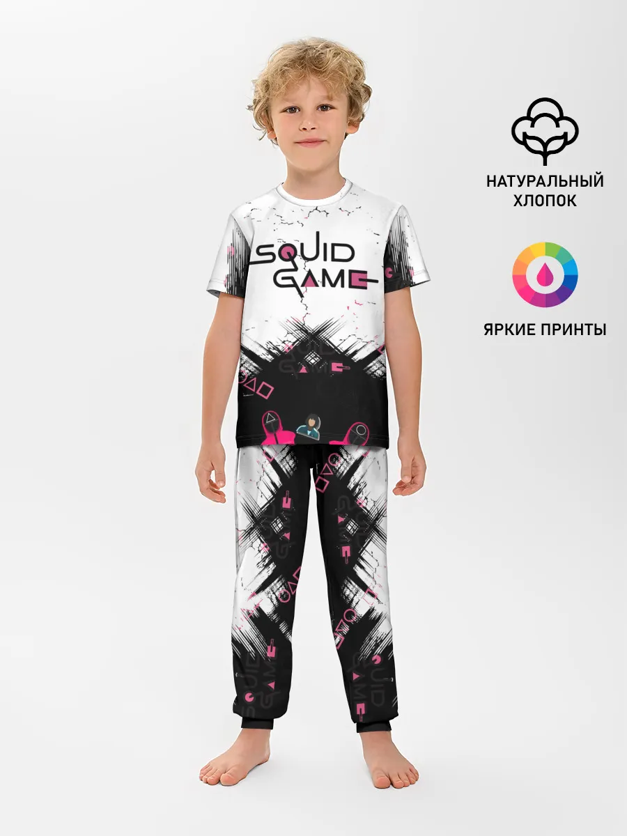 Детская пижама с брюками / SQUID GAME | ИГРА В КАЛЬМАРА,