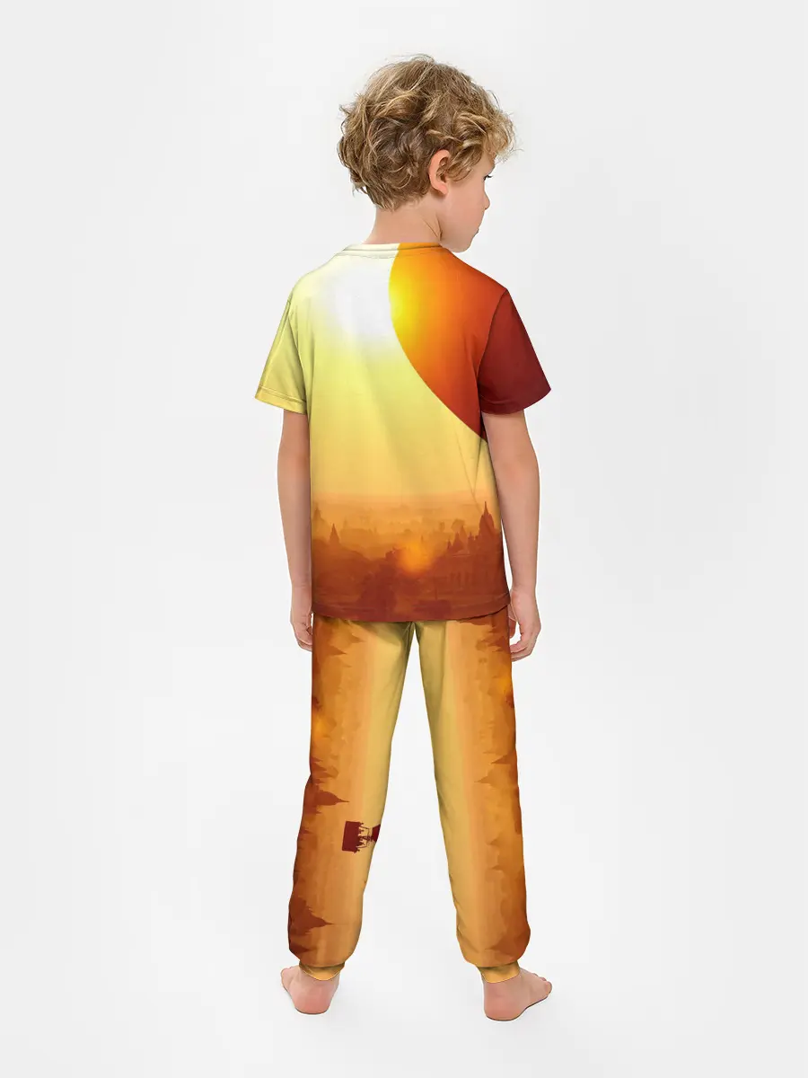 Детская пижама с брюками / Город в пустыне