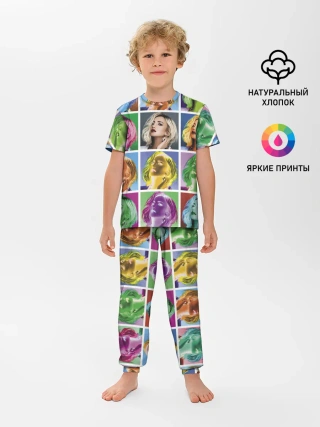 Детская пижама с брюками / Buzova pop-art