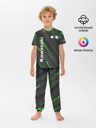 Детская пижама с брюками / KAWASAKI / КАВАСАКИ / SPORT