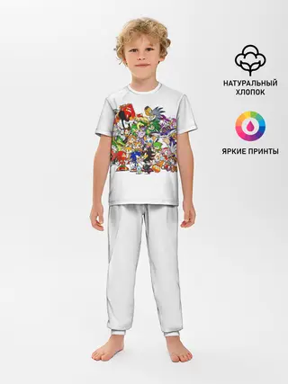 Детская пижама с брюками / SONIC