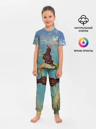 Детская пижама с брюками / Genshin Impact
