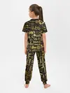 Детская пижама с брюками / ЛОГОТИПЫ РОК ГРУПП GOLD