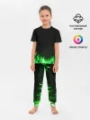 Детская пижама с брюками / Зеленый огонь