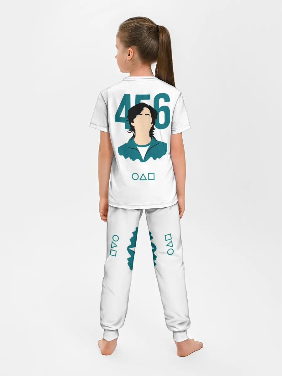 Детская пижама с брюками / Squid game - Сон Ки Хун 456