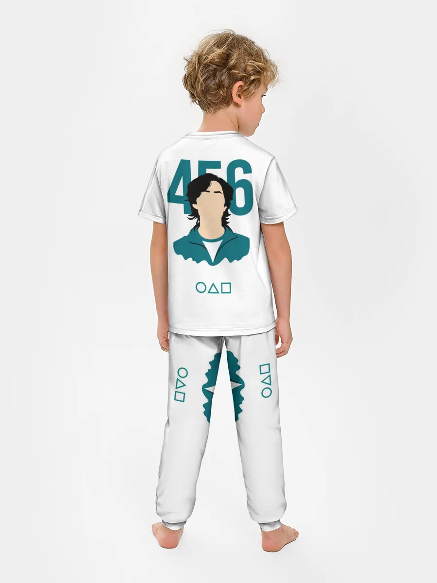 Детская пижама с брюками / Squid game - Сон Ки Хун 456