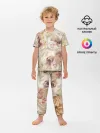 Детская пижама с брюками / Нежные Пионы