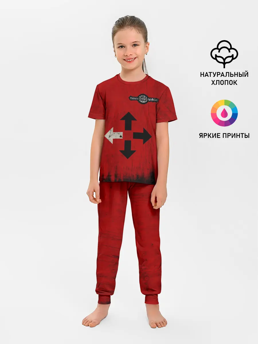 Детская пижама с брюками / THREE DAYS GRACE RED