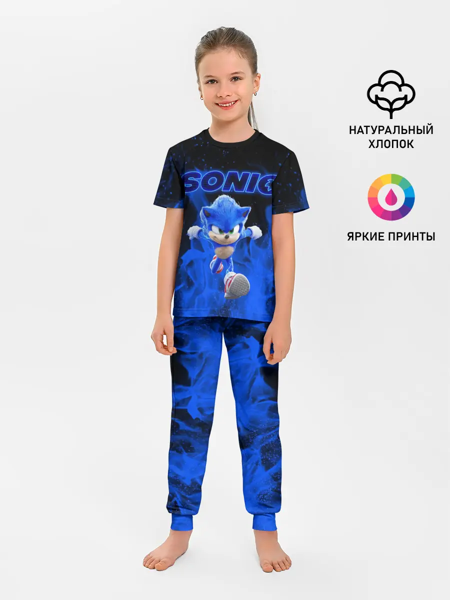Детская пижама с брюками / SONIC