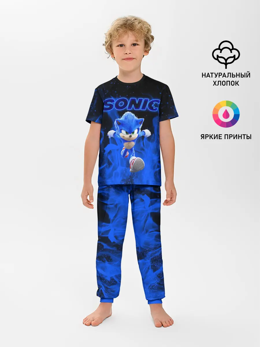 Детская пижама с брюками / SONIC