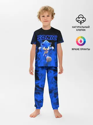 Детская пижама с брюками / SONIC