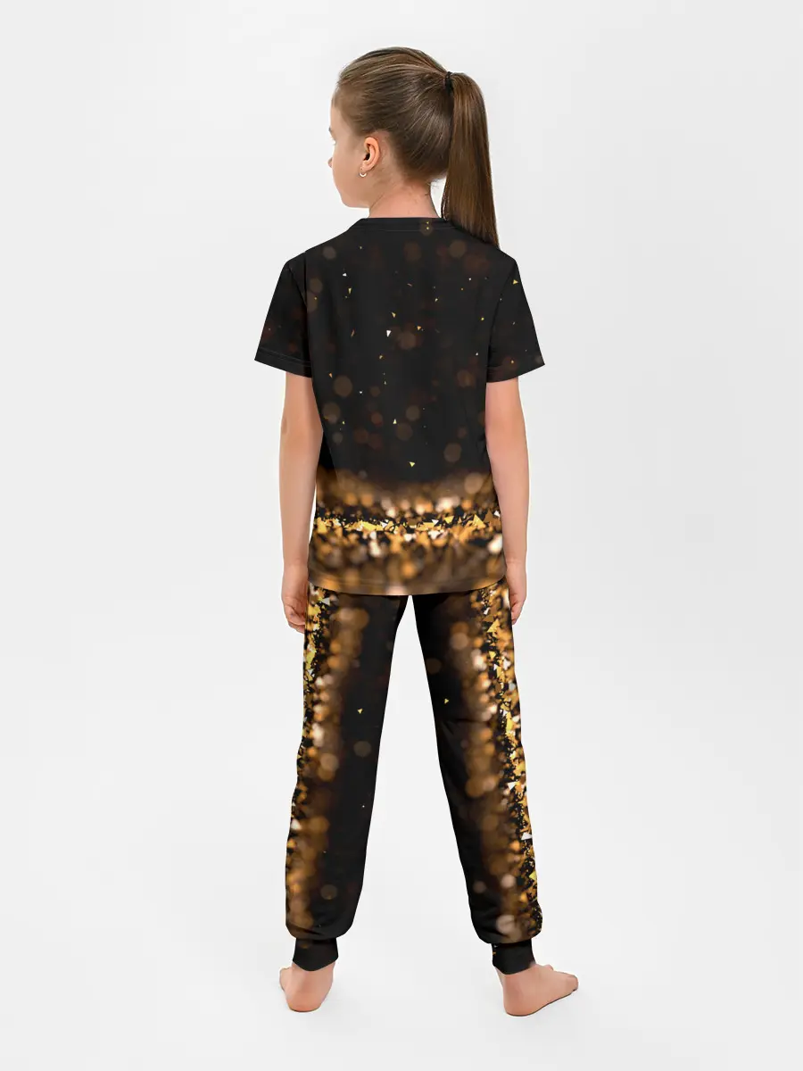 Детская пижама с брюками / Золото