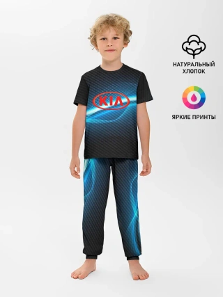 Детская пижама с брюками / KIA machine motor XXI