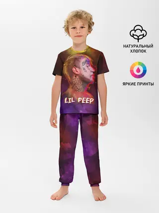 Детская пижама с брюками / Lil Peep ART