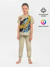 Детская пижама с брюками / Золотая рыба кои
