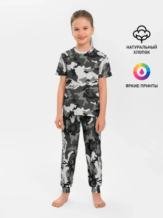 Детская пижама с брюками / Маскировка