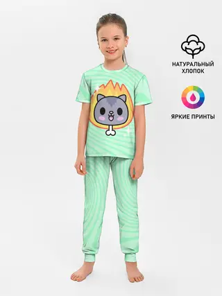 Детская пижама с брюками / Toca Boca Cat