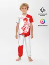 Детская пижама с брюками / Хамон красный