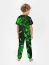 Детская пижама с брюками / Зелёная краска