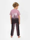 Детская пижама с брюками / Розовое сияние