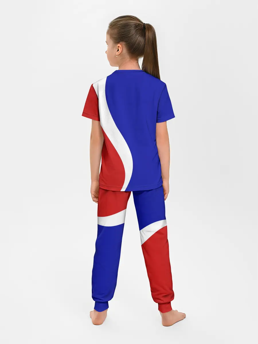Детская пижама с брюками / Герб РФ Триколор