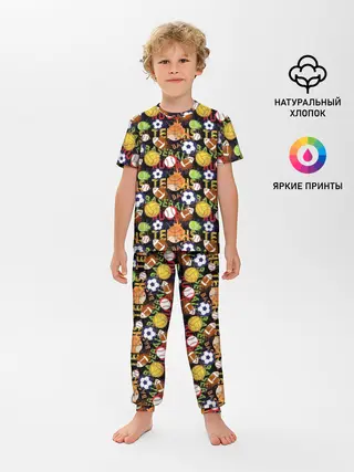 Детская пижама с брюками / Игра в Мяч