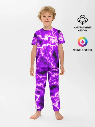 Детская пижама с брюками / НЕОНОВАЯ СТИХИЯ