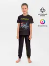 Детская пижама с брюками / Cyberpunk 2077 киберубийство
