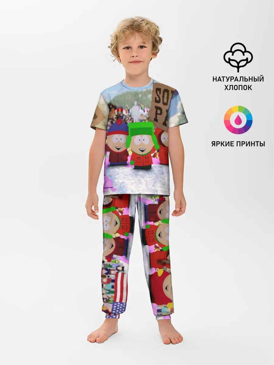Детская пижама с брюками / Южный Парк / South Park .