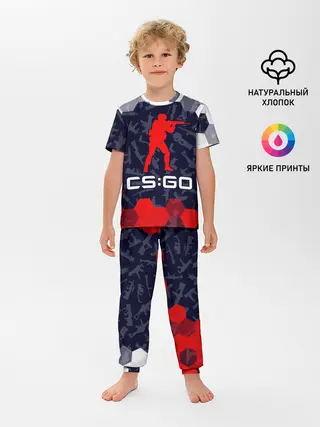 Детская пижама с брюками / CS GO | КС ГО