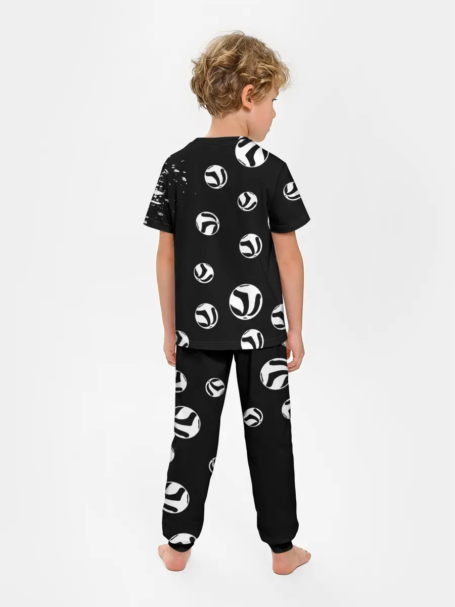 Детская пижама с брюками / Старшая Некома коты Haikyuu!!
