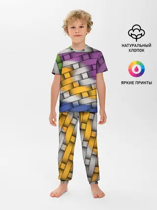 Детская пижама с брюками / АБСТРАКТ