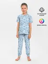 Детская пижама с брюками / Морозное Снежное Утро