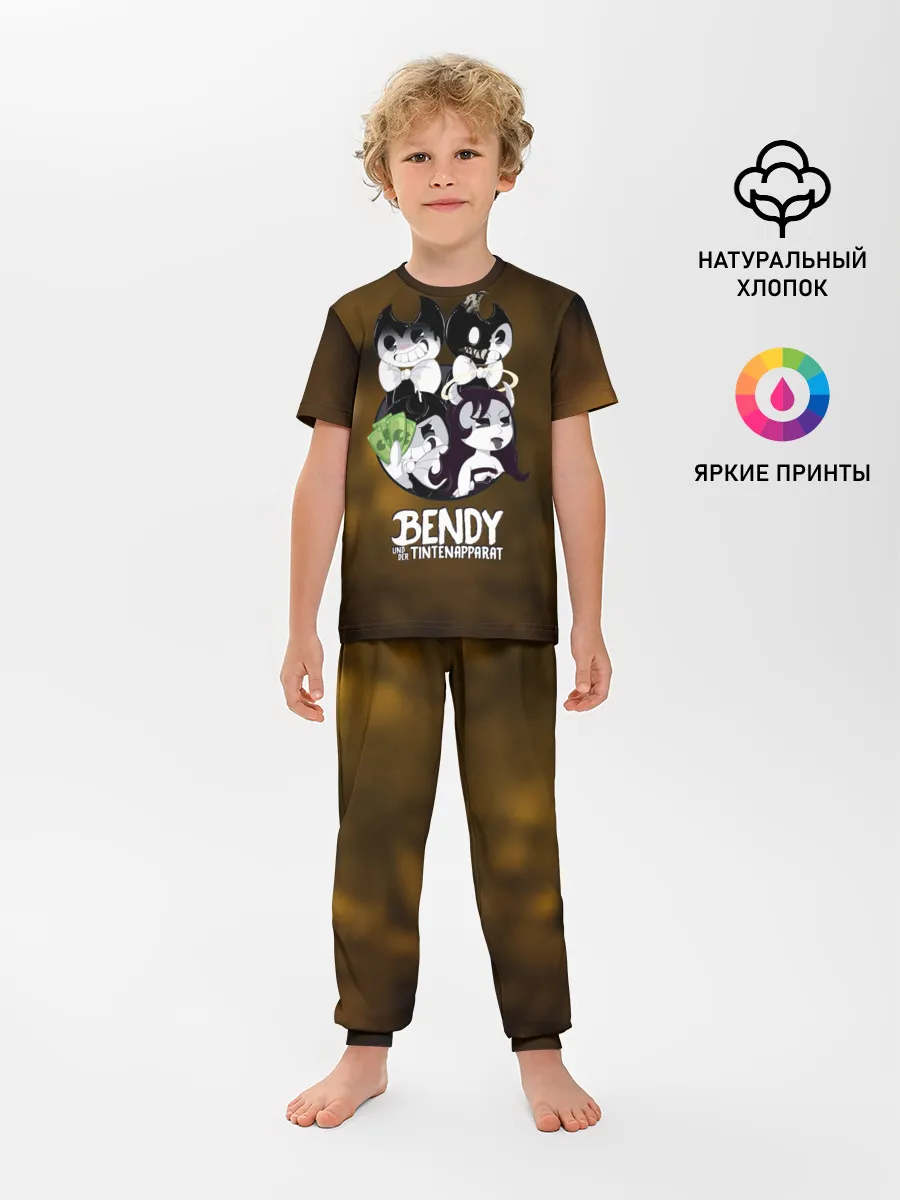 Детская пижама с брюками / Bendy and the ink machine