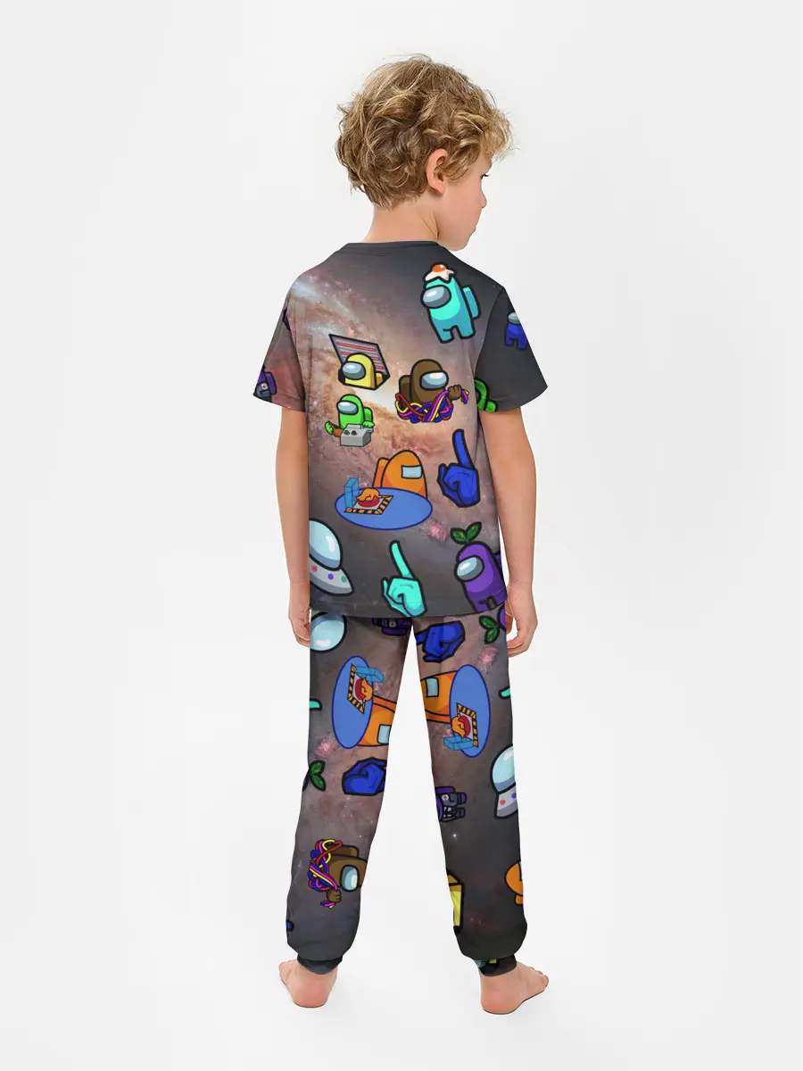 Детская пижама с брюками / Among Us Чёрная дыра