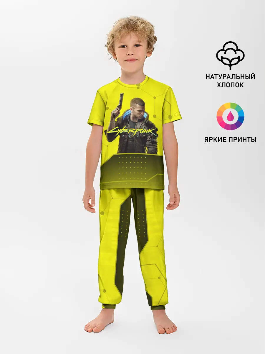 Детская пижама с брюками / CYBERPUNK 2077