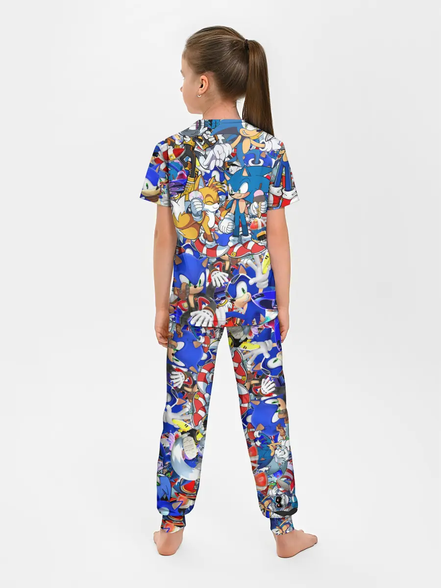 Детская пижама с брюками / SONIC PATTERN | СОНИК