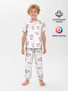 Детская пижама с брюками / Радужные Единороги