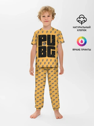 Детская пижама с брюками / PUBG PATTERN | ПУБГ ПАТТЕРН