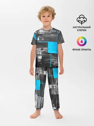 Детская пижама с брюками / Абстракция