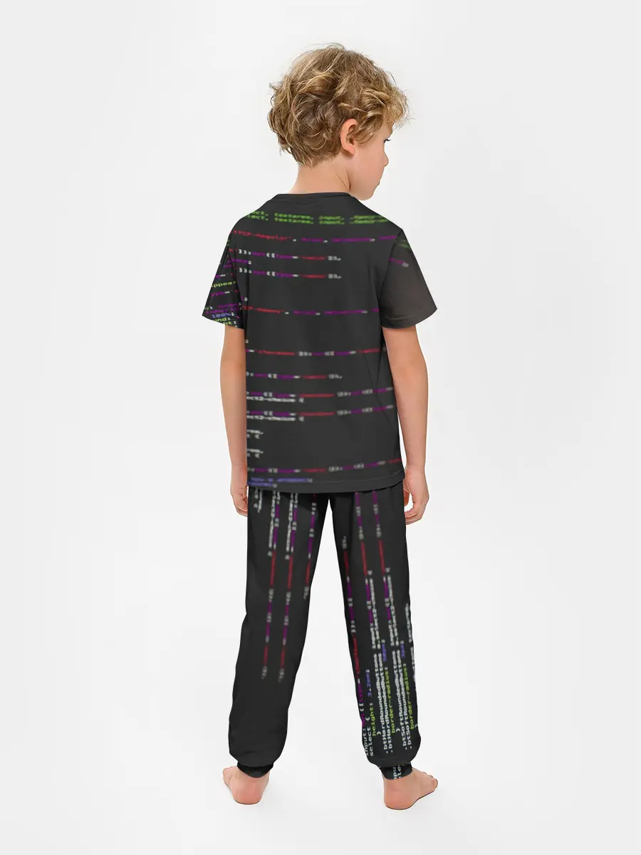 Детская пижама с брюками / Программный код