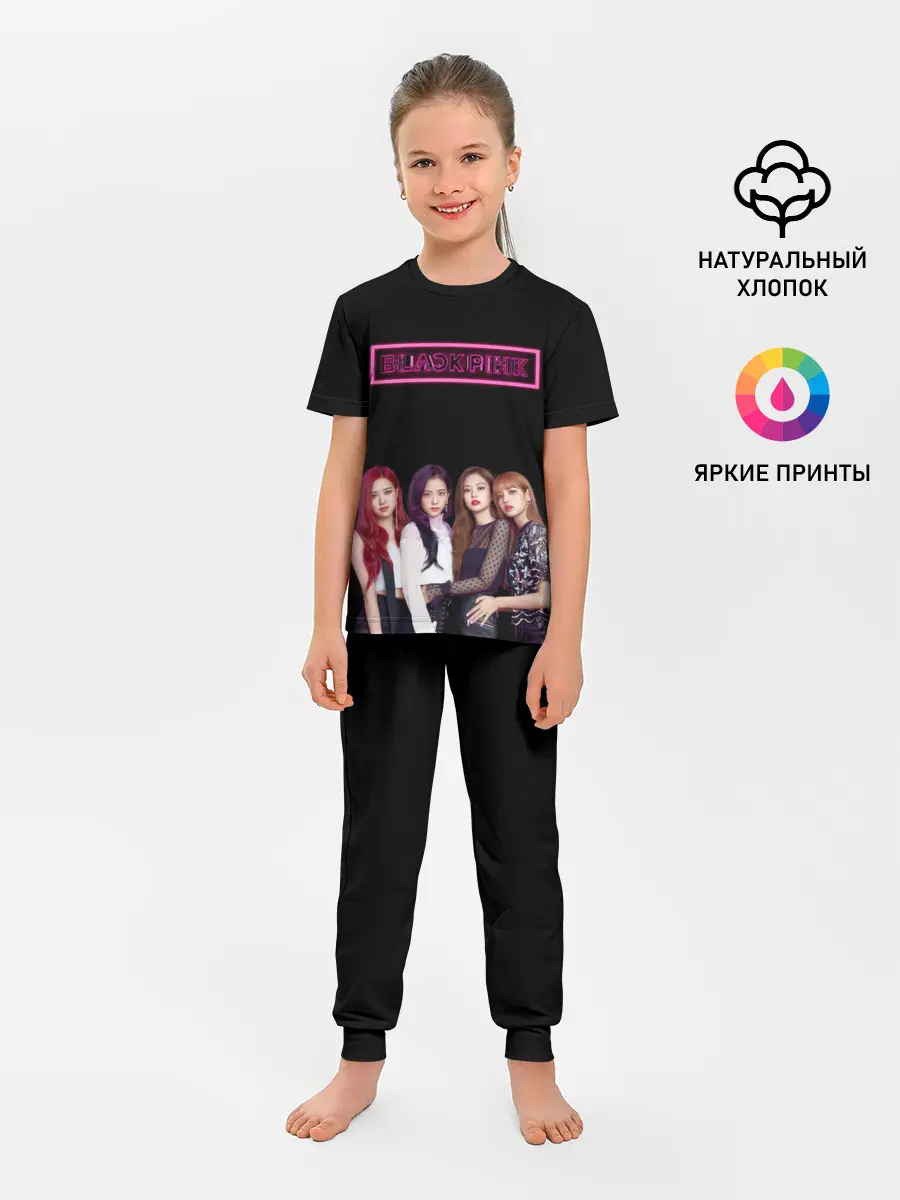 Детская пижама с брюками / BLACKPINK NEON