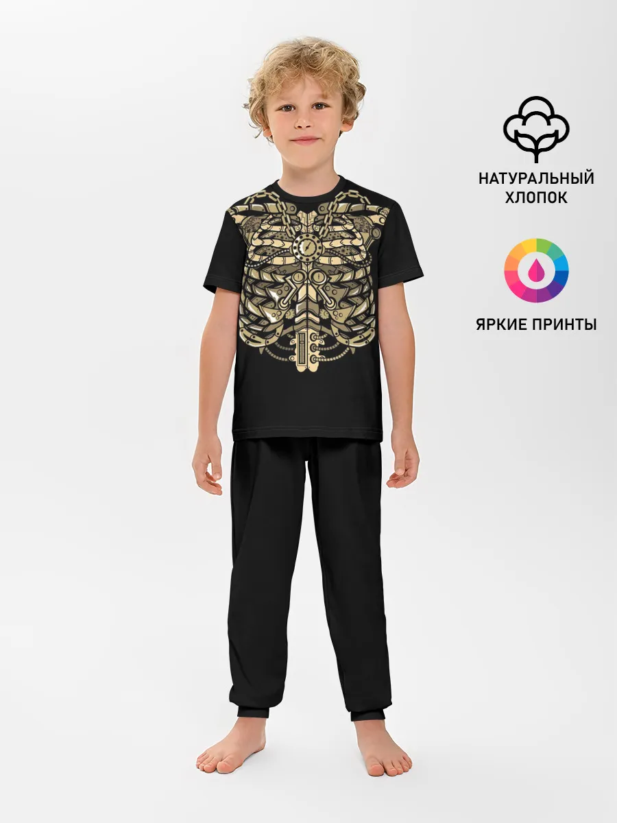 Детская пижама с брюками / ГРУДНАЯ КЛЕТКА | СТИМПАНК