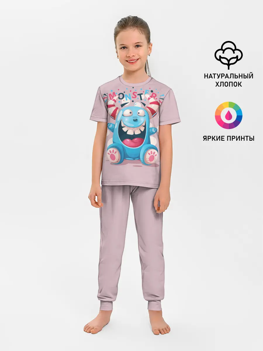 Детская пижама с брюками / MONSTER