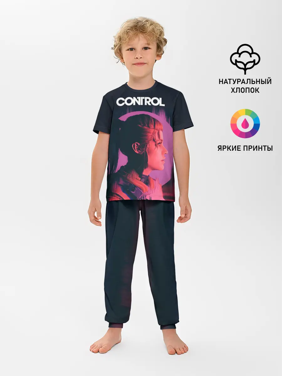 Детская пижама с брюками / Контрол | Джесси