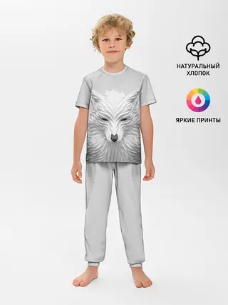 Детская пижама с брюками / БЕЛЫЙ ВОЛК
