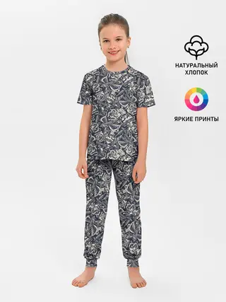 Детская пижама с брюками / Тату мастер