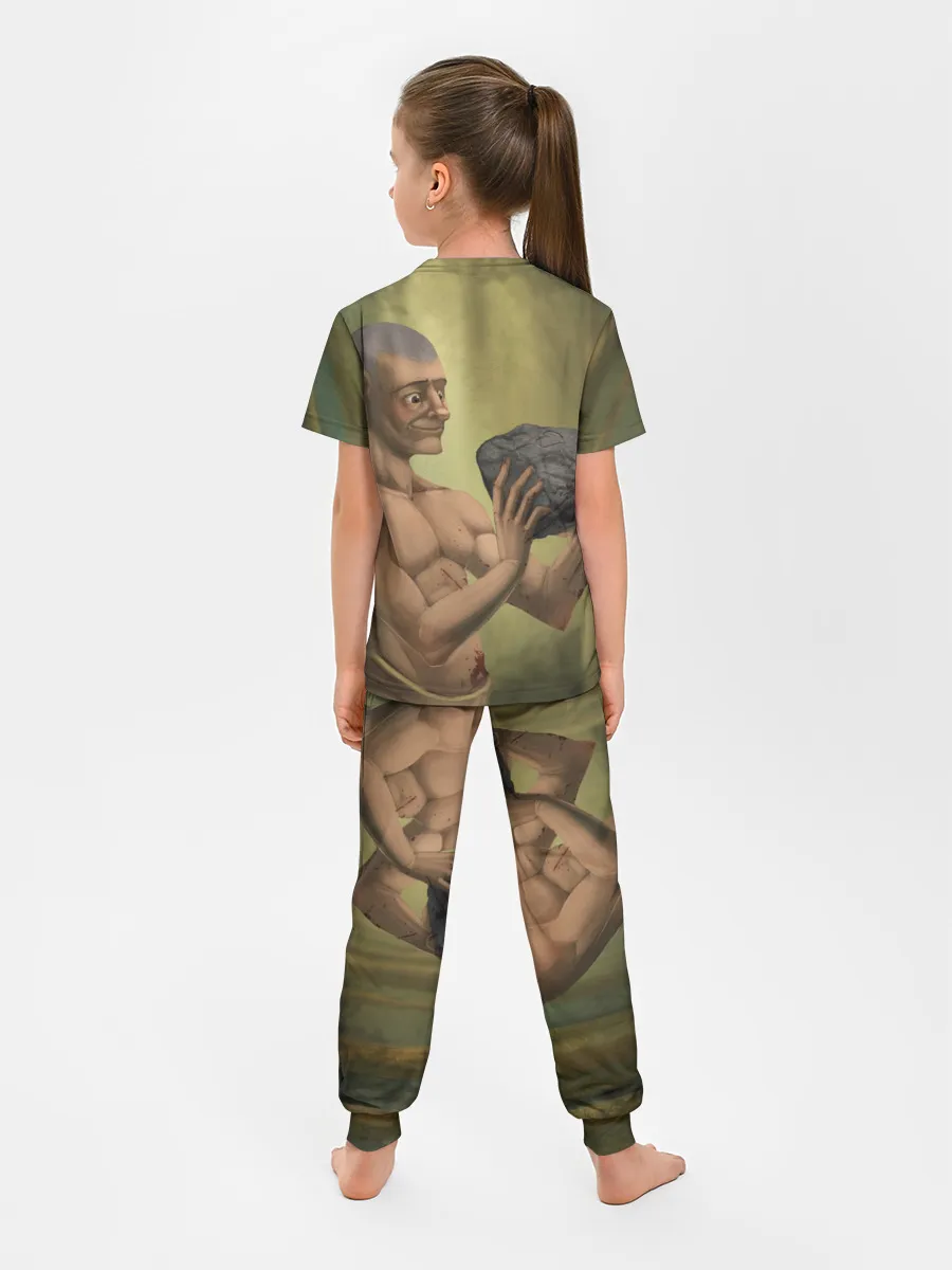 Детская пижама с брюками / Rust