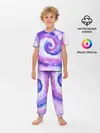 Детская пижама с брюками / TIE-DYE PURPLE
