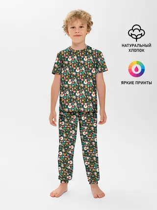 Детская пижама с брюками / Новый Год